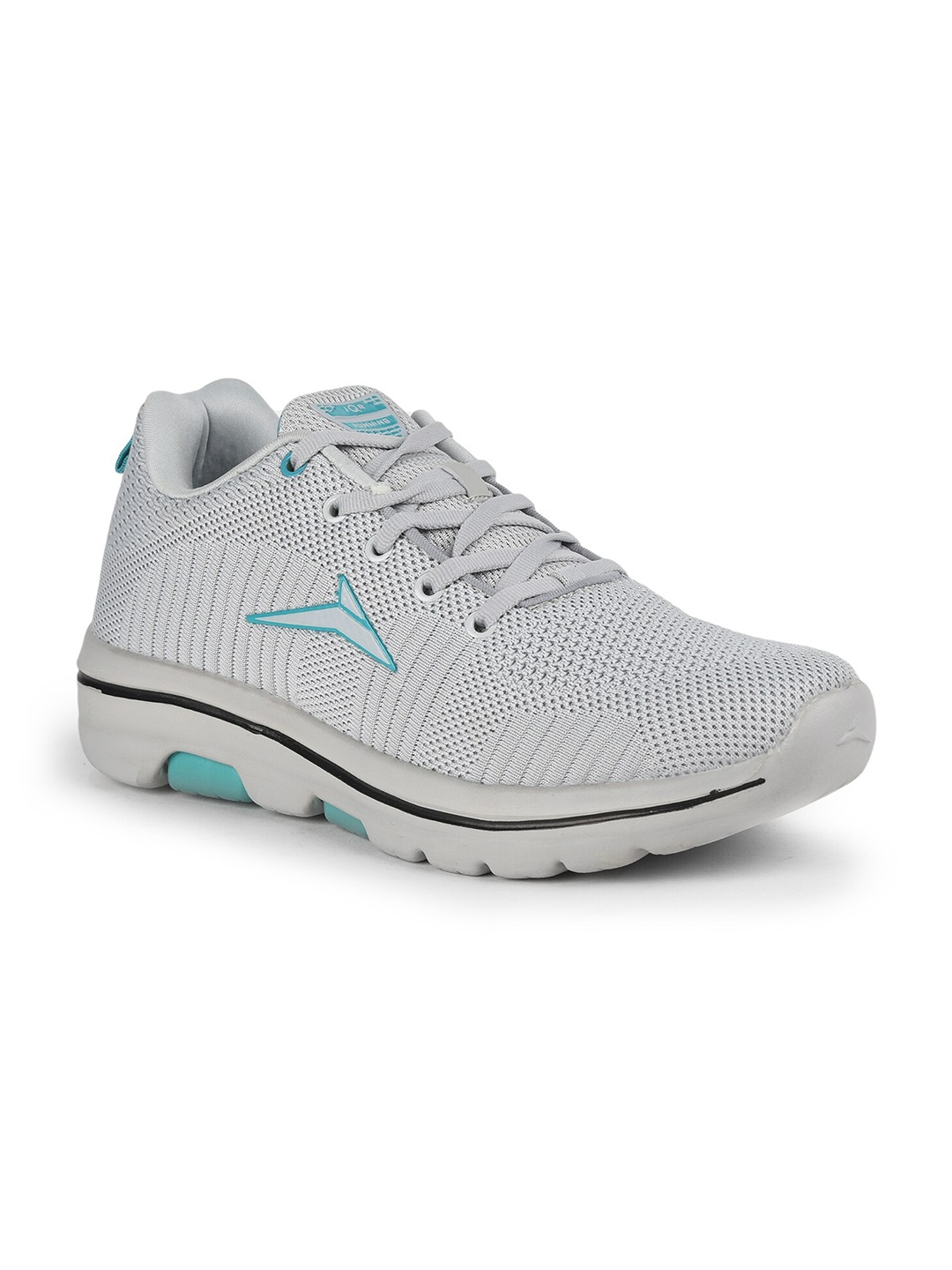 

JQR Men LINE Grey Lace Up Mid-Top Mesh Running Sports Shoes