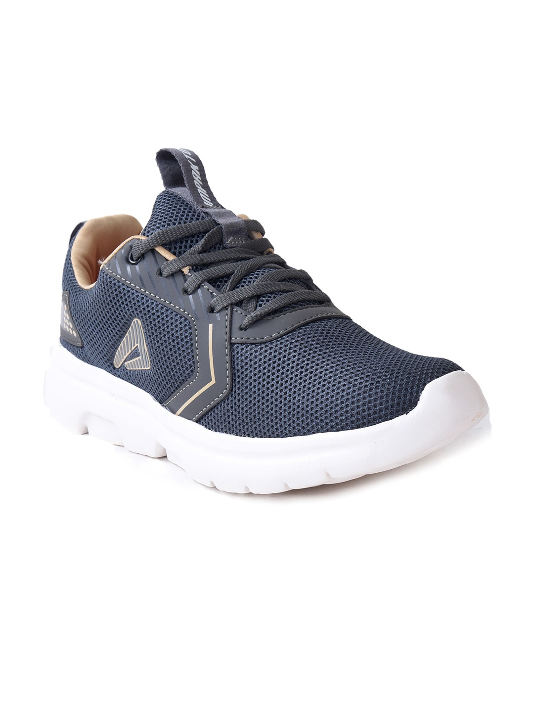 

IMPAKTO Men Grey Mesh Running Shoes