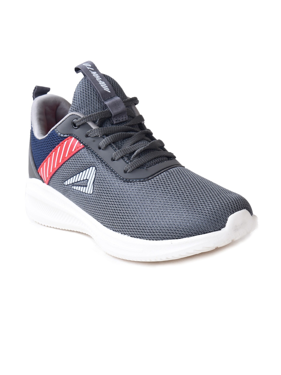 

IMPAKTO Men Mesh Running Non-Marking Sports Shoe, Grey