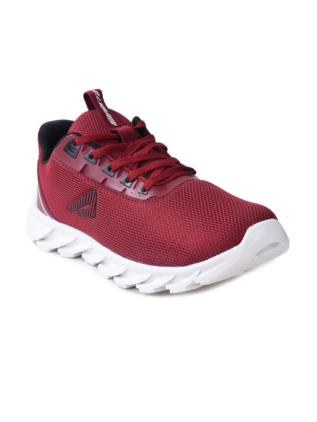 

IMPAKTO Men Maroon Mesh Running Shoes