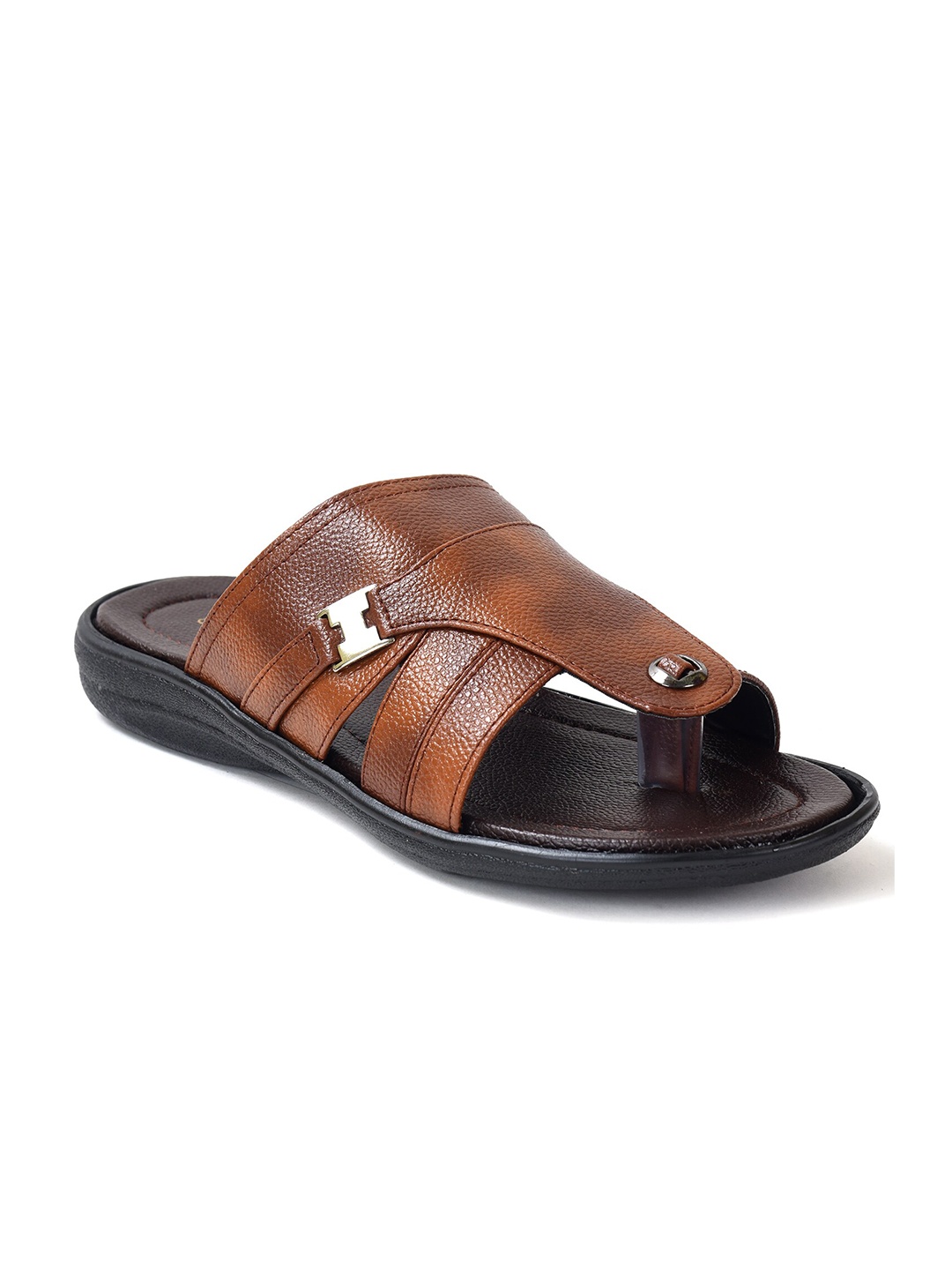 

Ajanta Men Tan Comfort Sandals