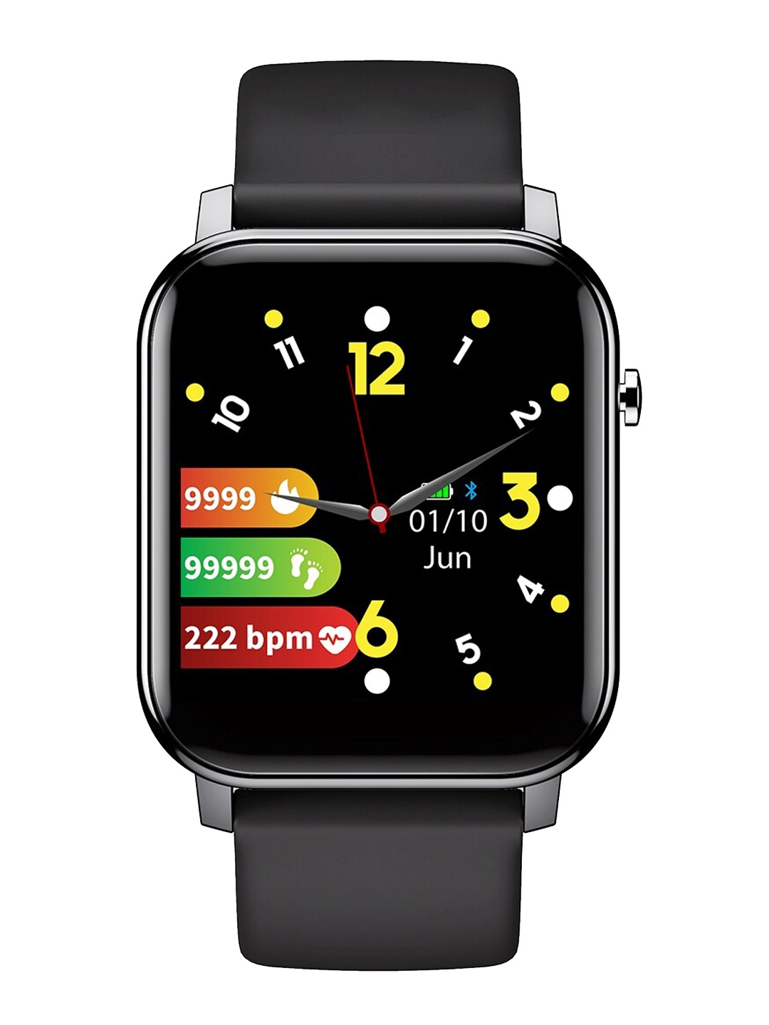 

FitSpark Black Eclipse Super Retina Display HD Smartwatch with IML Back