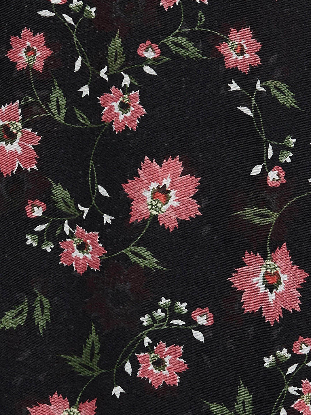 

Max Women Black & Pink Printed Scarf