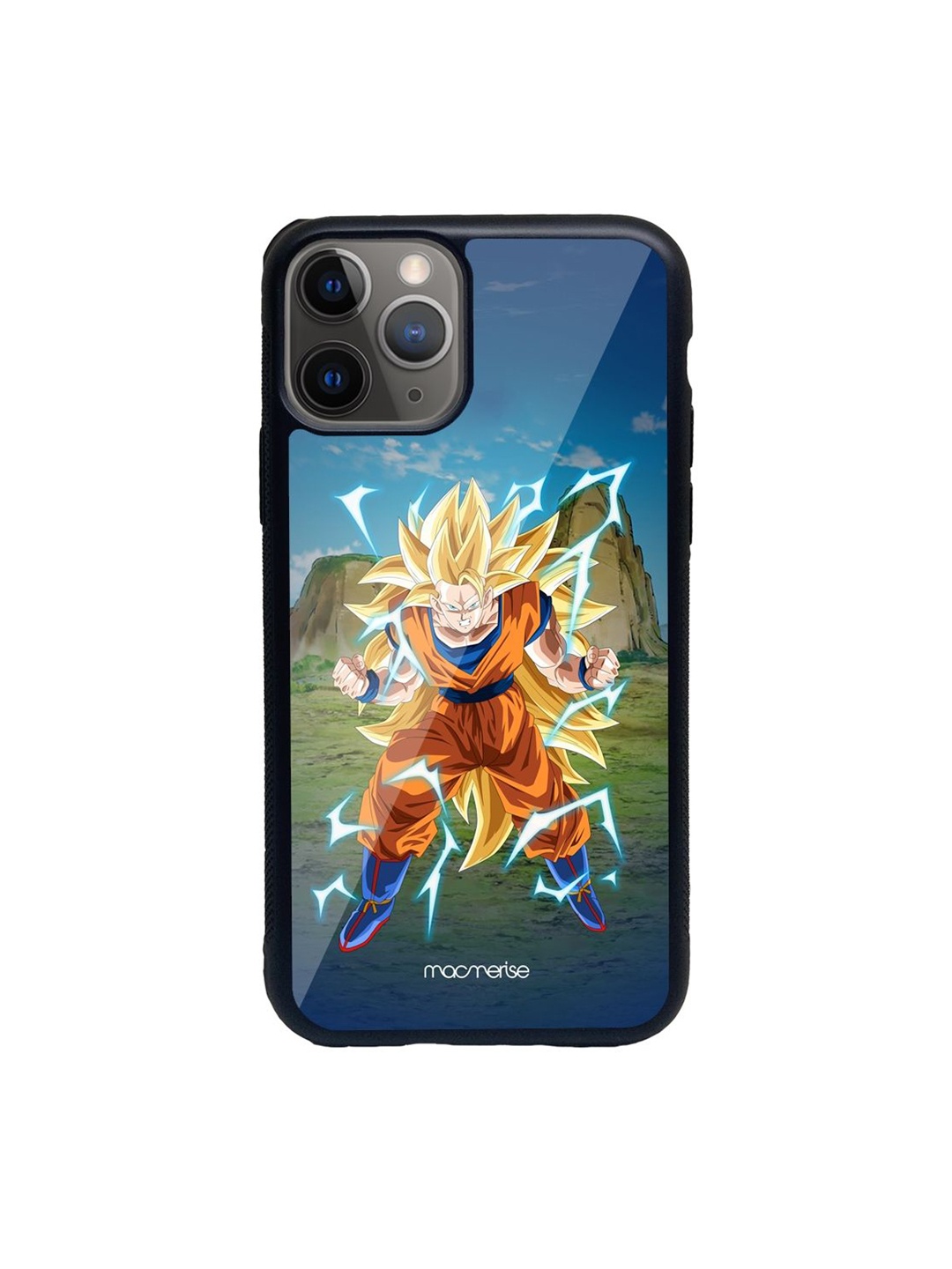 

Macmerise Black Goku Printed iPhone 11 Pro Max Back Case