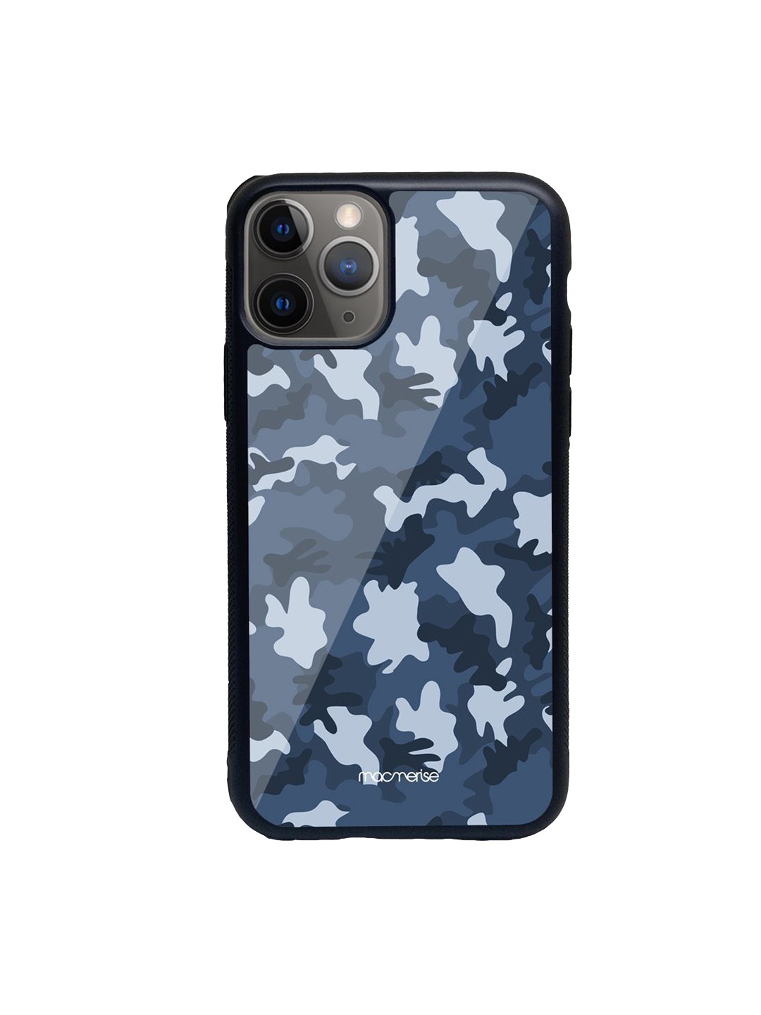 

macmerise Blue & Grey Camo Printed iPhone 11 Pro Back Case