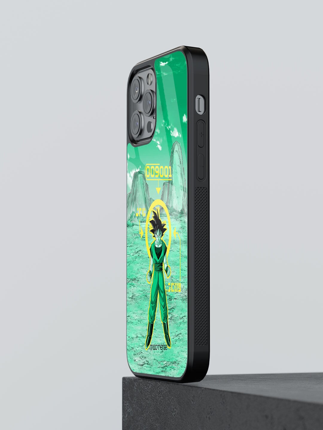 

macmerise Green Over 9000 Printed iPhone 12 Pro Max Glass Back Case