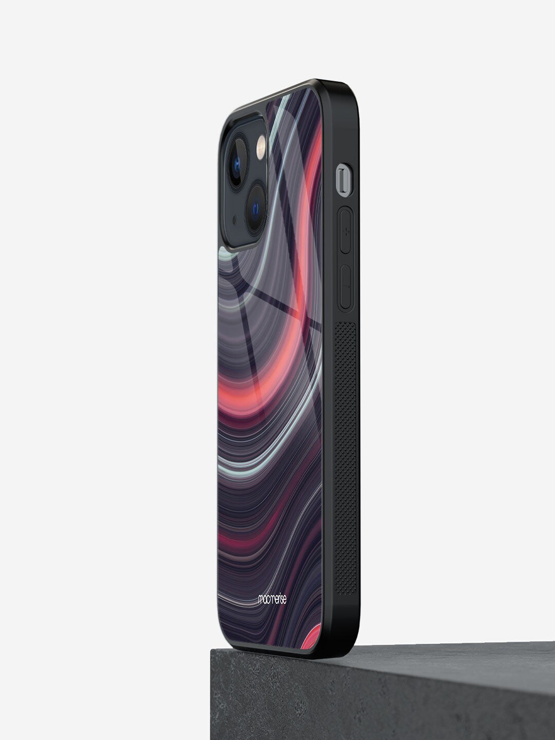 

macmerise Black & Red Liquid Funk Printed Iphone 13 Back Case