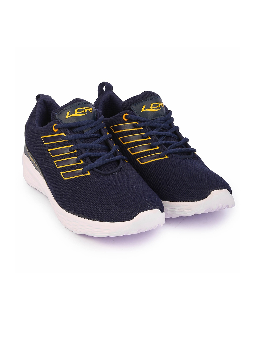 

Lancer Men Navy Blue Mesh Running Non-Marking Shoes