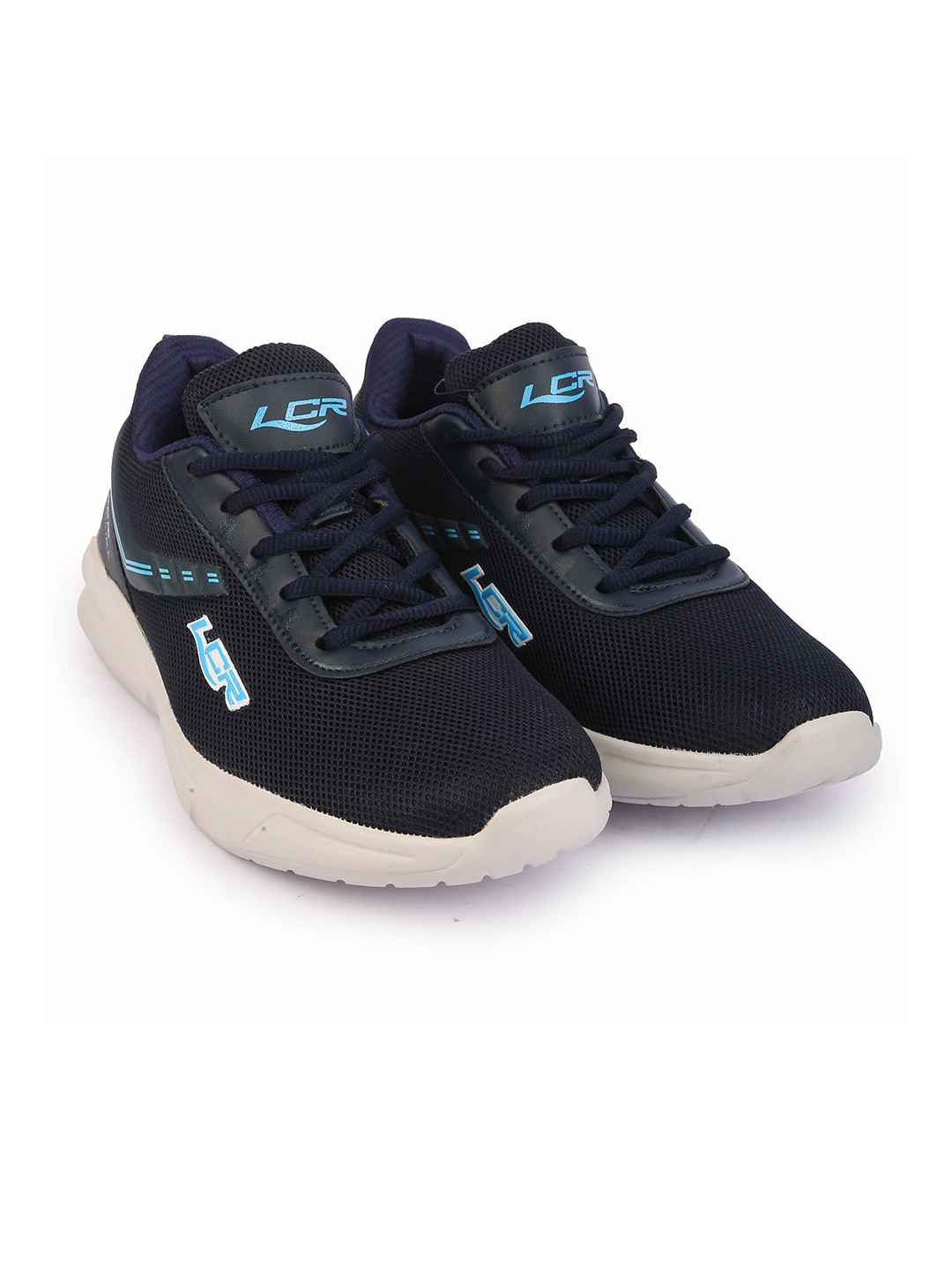 

Lancer Men Navy Blue Mesh Running Shoes