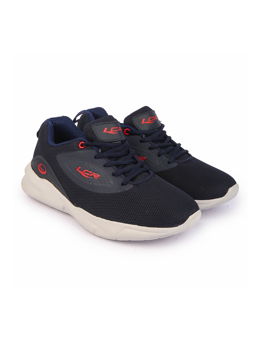 

Lancer Men Navy Blue Mesh Running Shoes