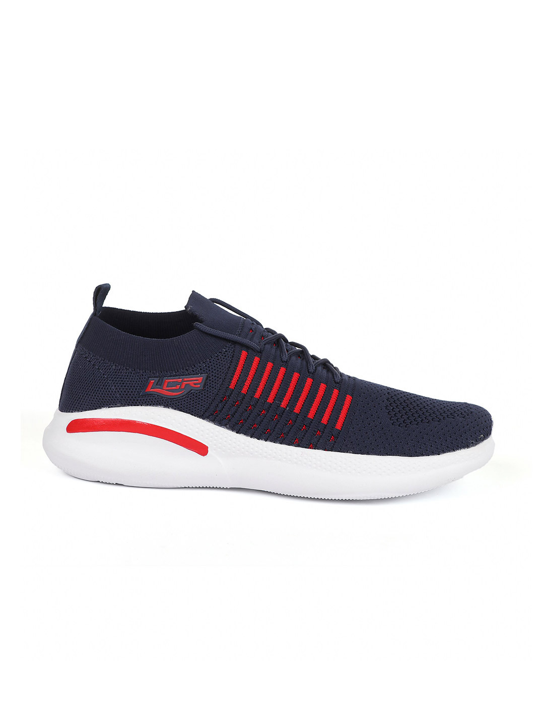 

Lancer Men Navy Blue Textile Running Shoes