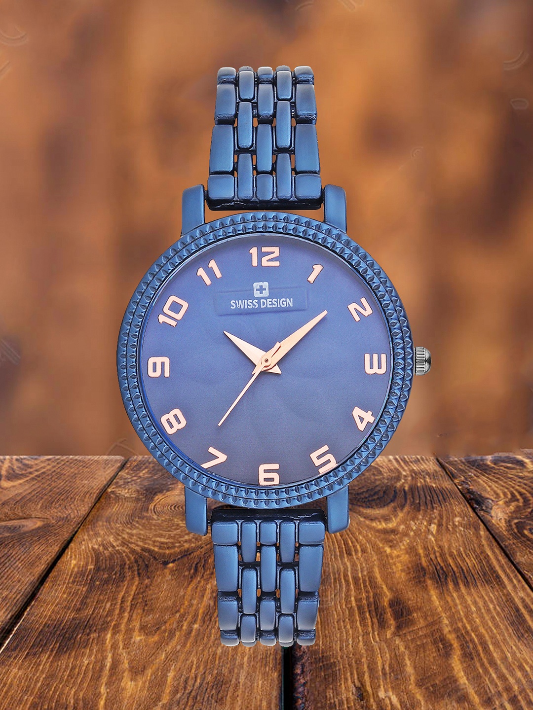 

Swiss Design Women Bracelet Style Straps Analogue Watch SDWT-015-BL, Blue