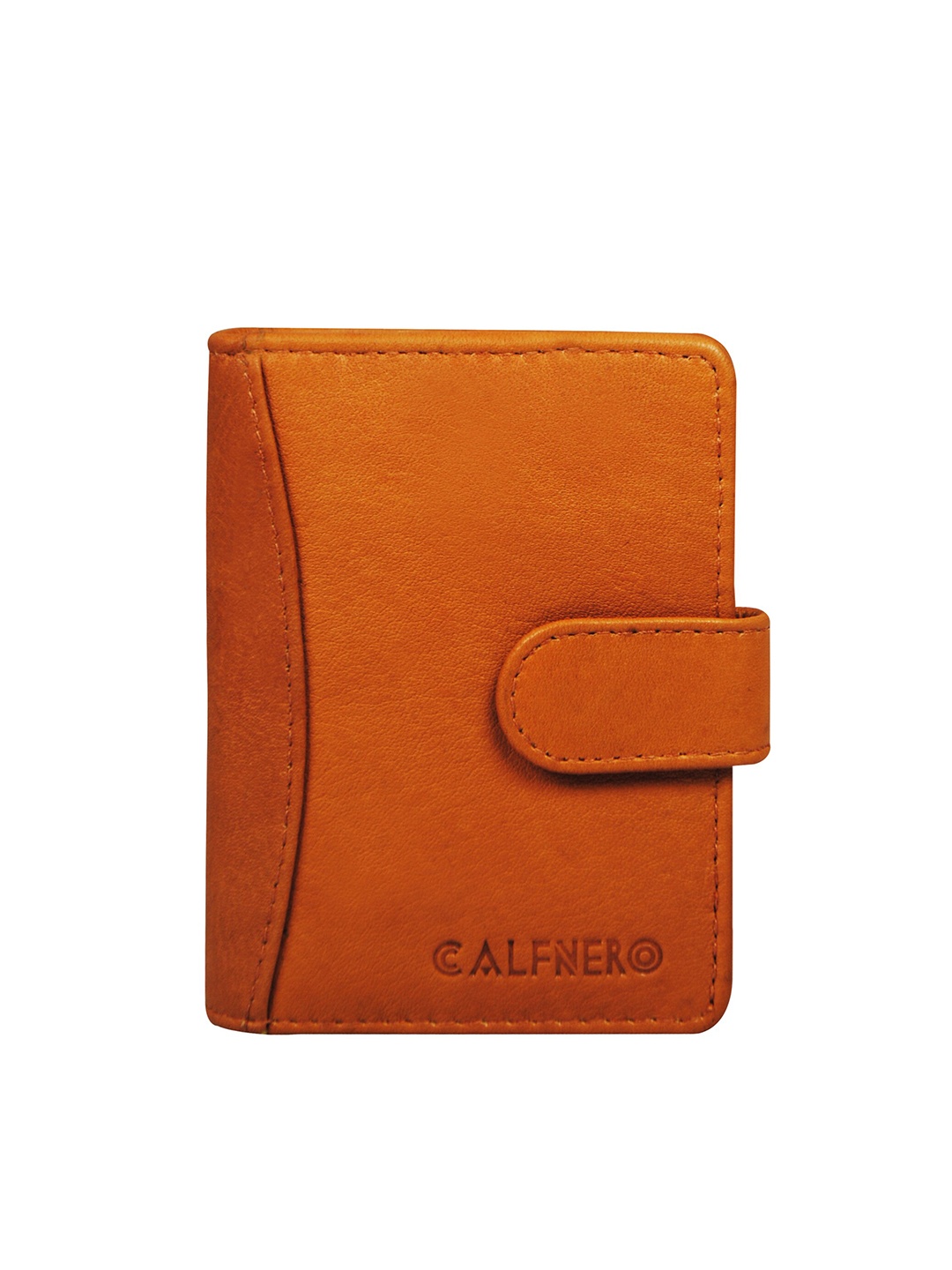 

CALFNERO Unisex Leather Card Holder, Brown