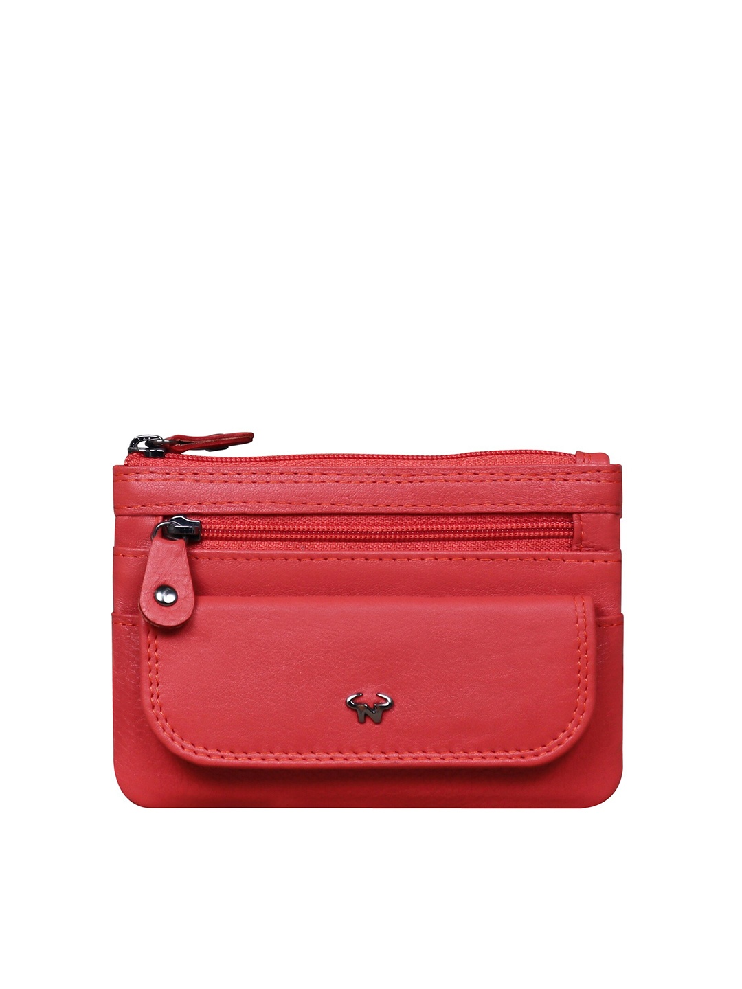 

CALFNERO Unisex Solid Envelope Wallet, Rose