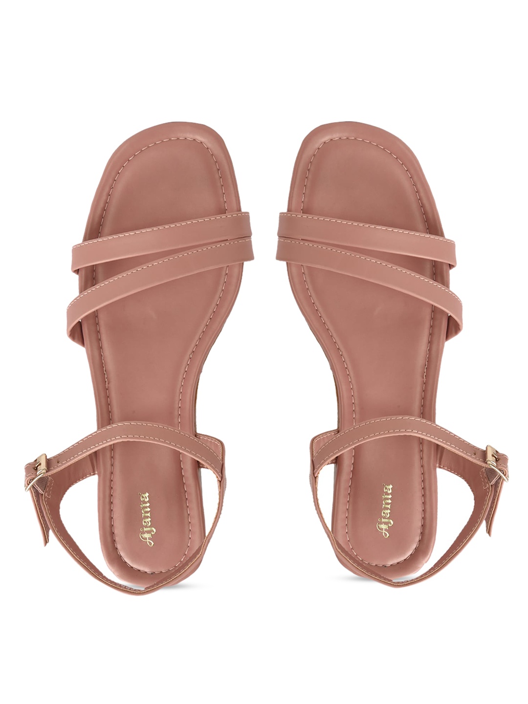 

Ajanta Women Open Toe Flats, Mauve