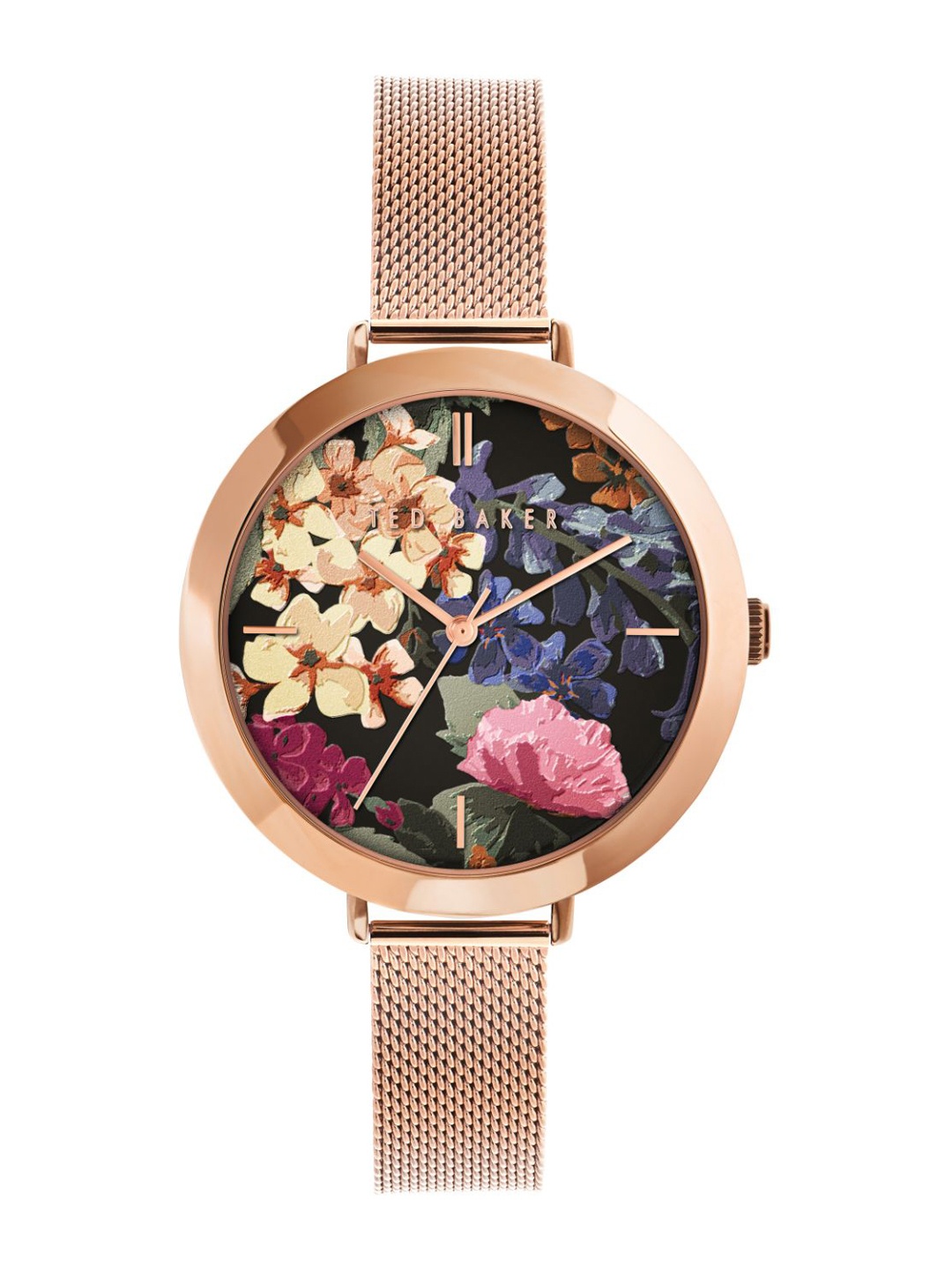 

Ted Baker Women Printed Bracelet Style Straps Analogue Watch BKPAMF104, Black
