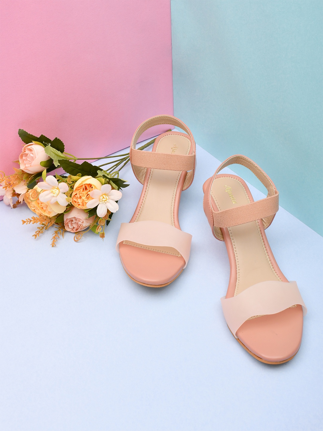 

Ajanta Women Pink Wedge Sandals