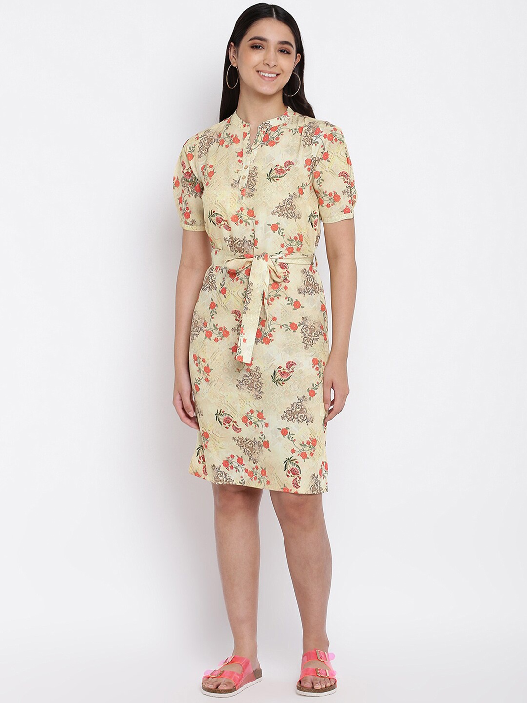 

abof Multicoloured Floral Dress, Multi
