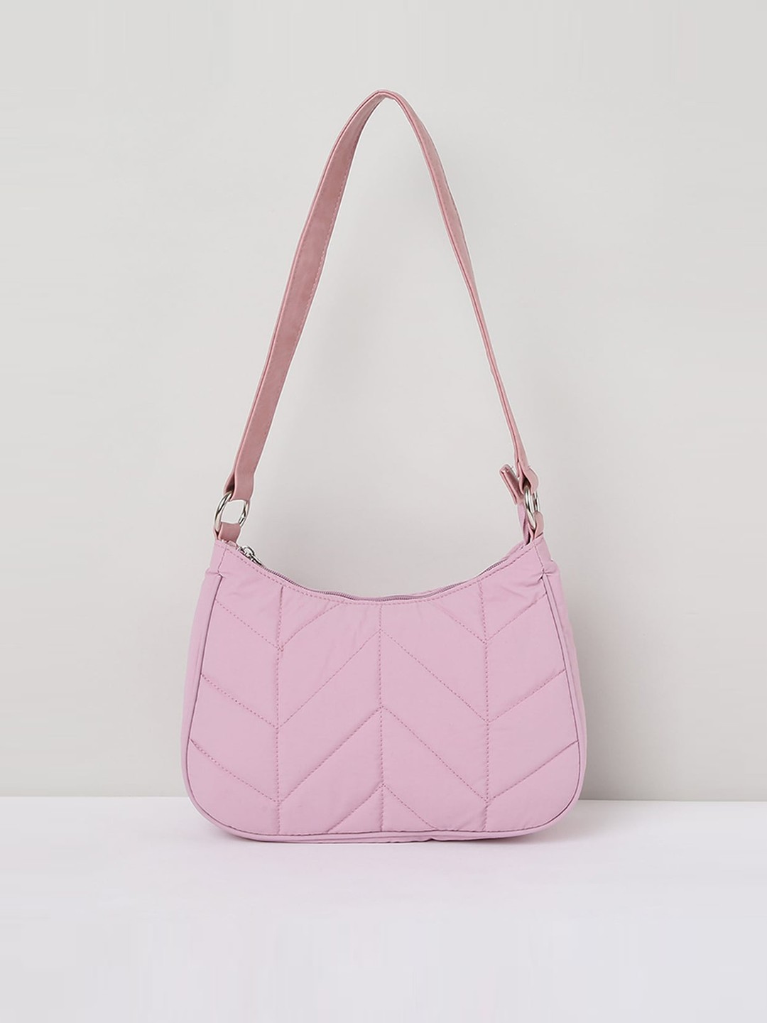 

max Women Textured Shoulder Bag, Pink