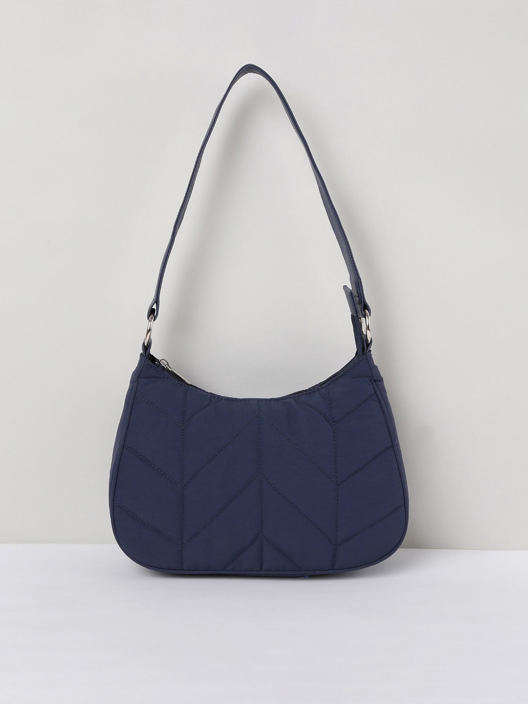 

max Women Textured Shoulder Bag, Blue
