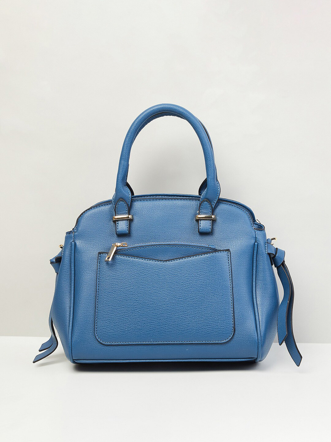 

max Women Solid Zip Closure Handbag, Blue