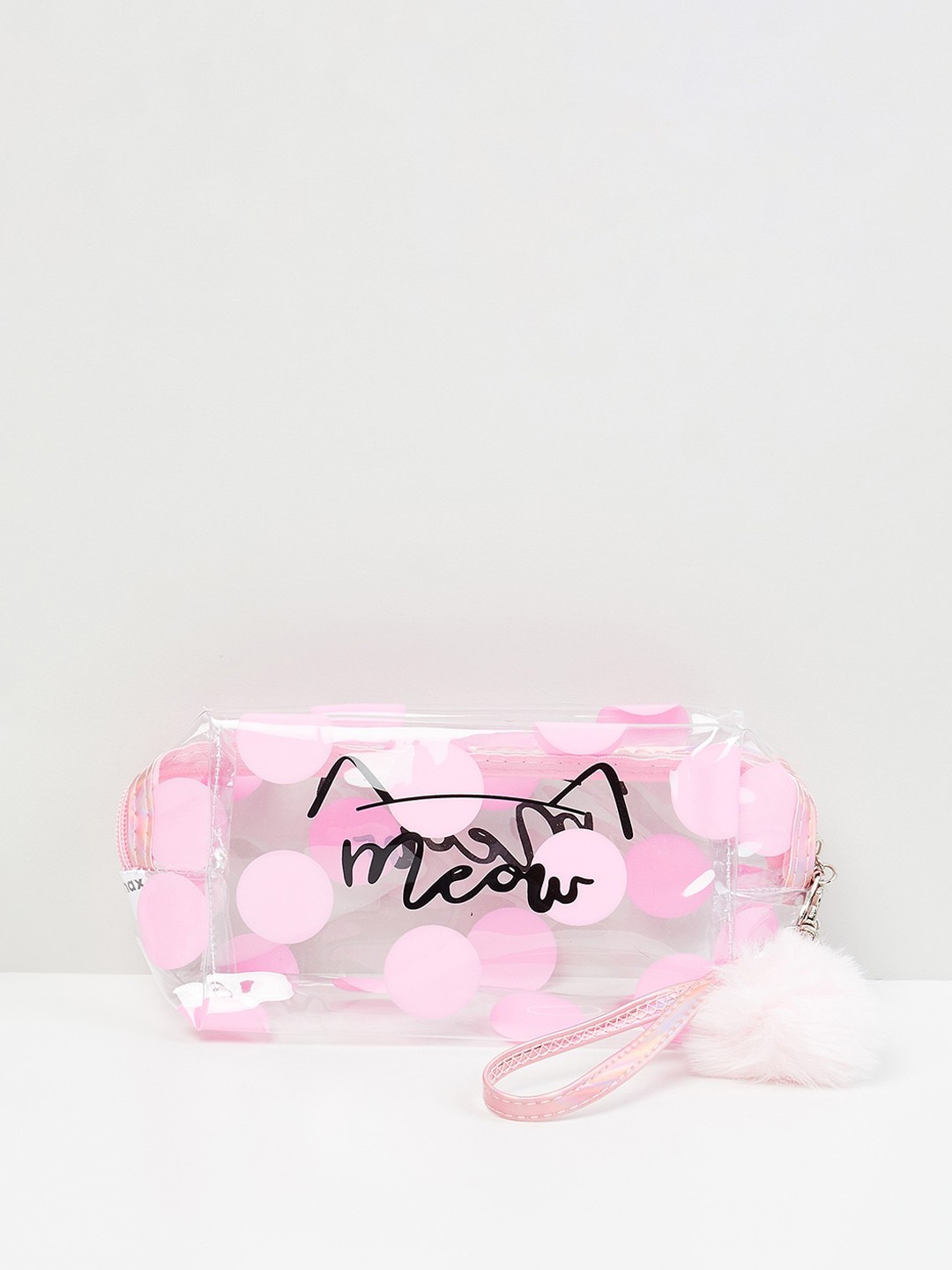 

max Women Printed Zip Closure Pouch, Pink