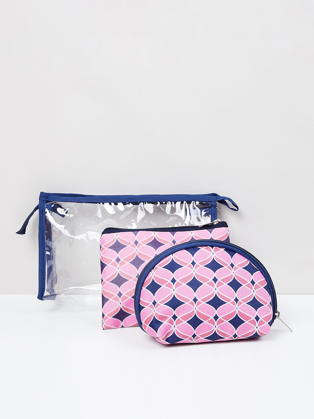 

max Women Printed Pouch - Set of 3, Pink