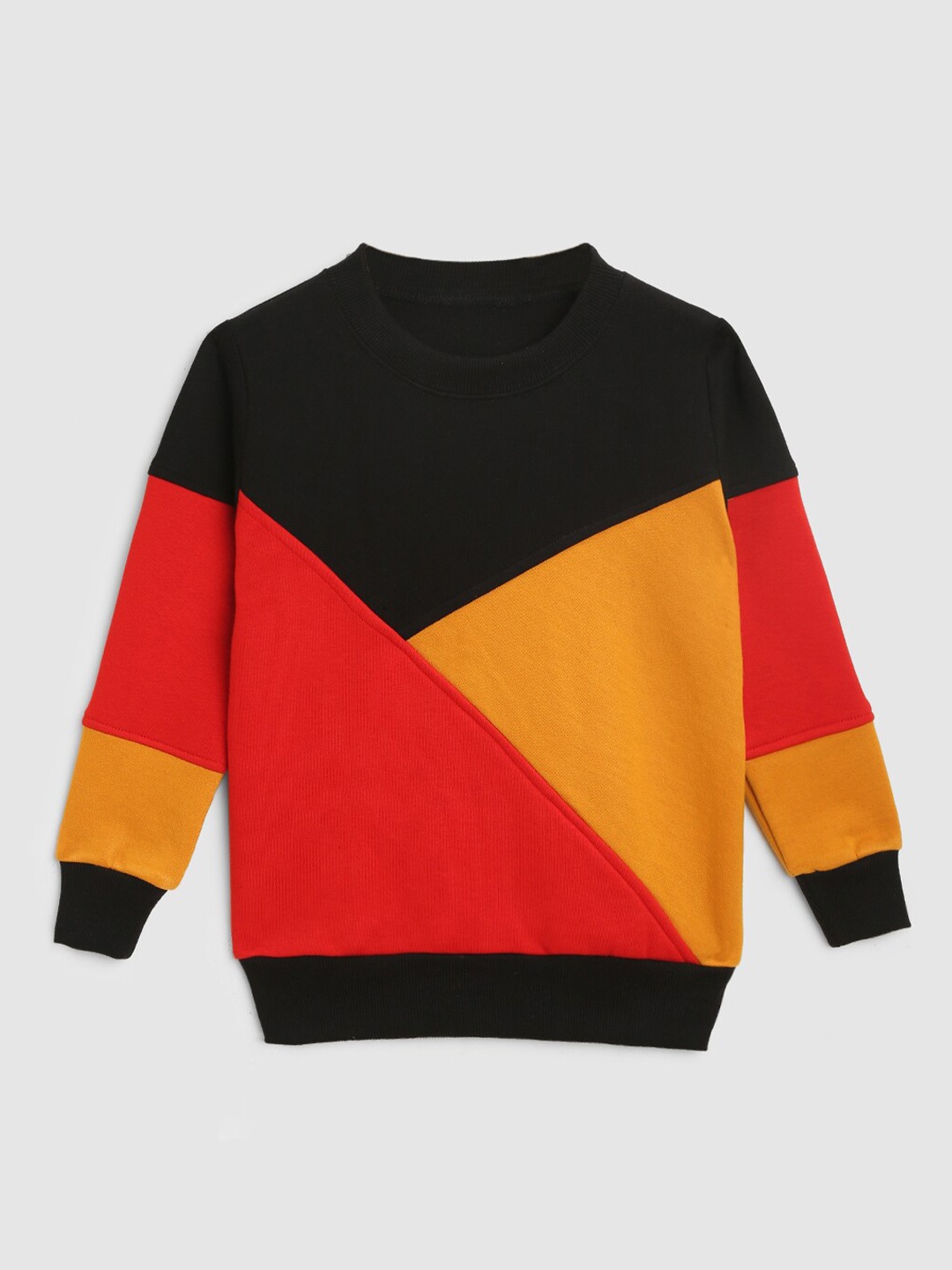 

HERE&NOW Boys Red Colourblocked Sweatshirt