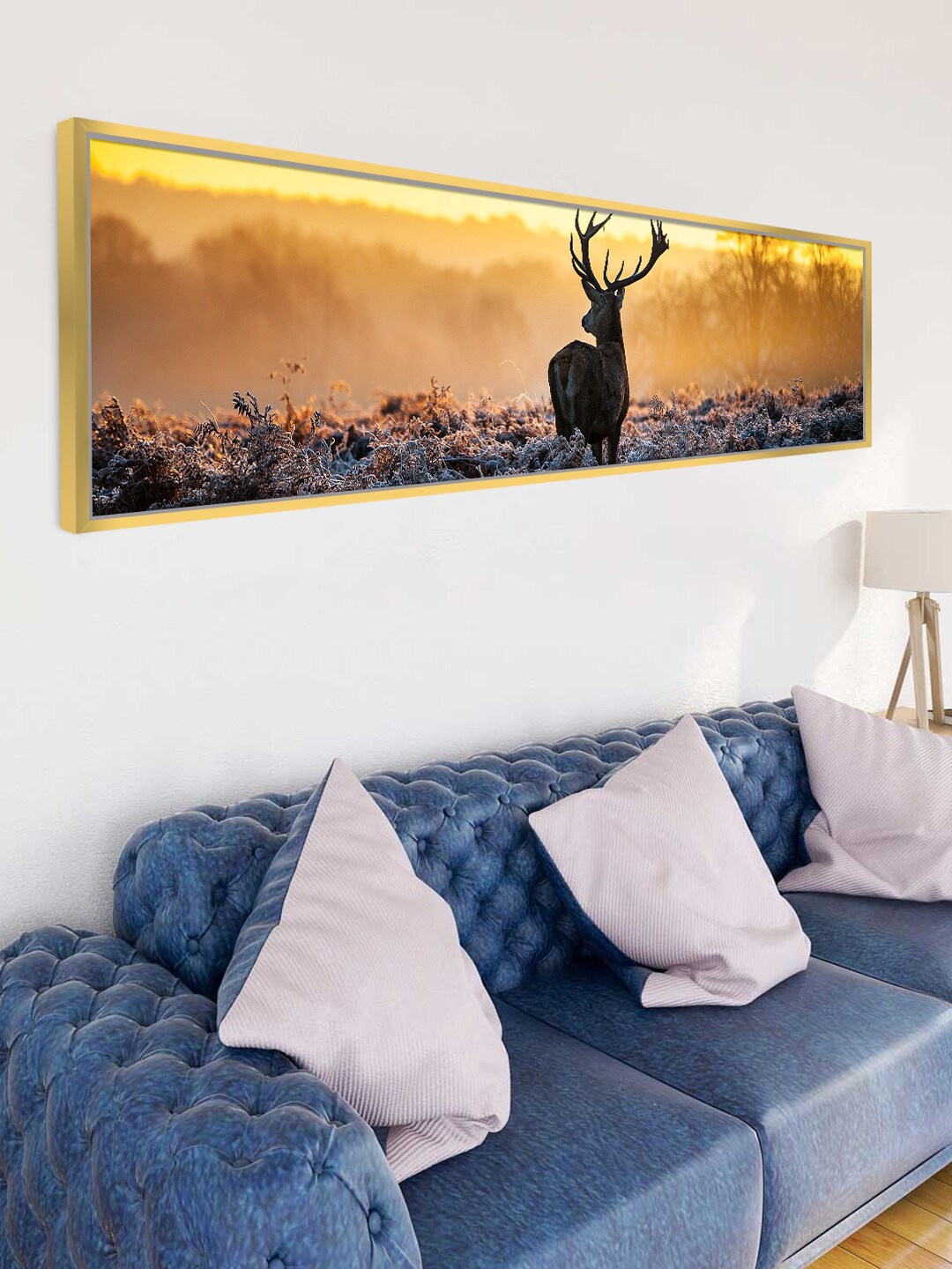 

Art Street Brown & Black Alone Deer Standing Canvas Wall Art Print