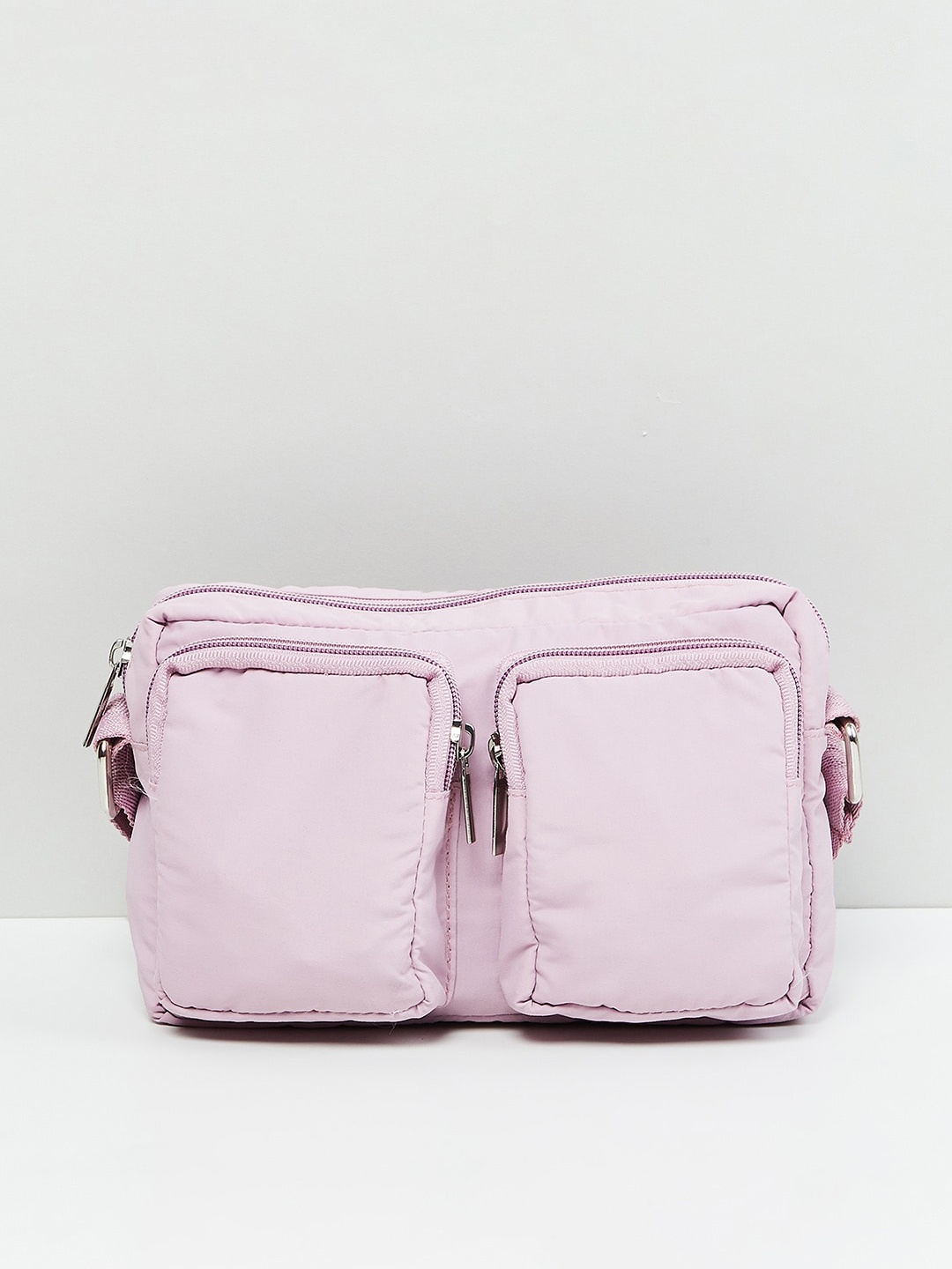 

max Women Solid Zip-Closure Sling Bag, Purple