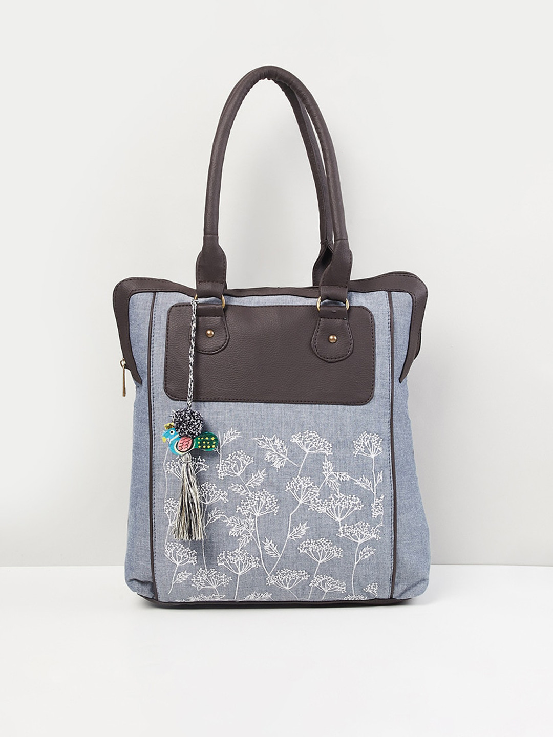 

max Women Printed Tote Bag, Blue