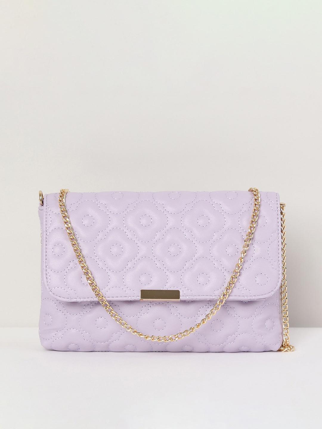 

max Women Textured Sling Bag, Purple