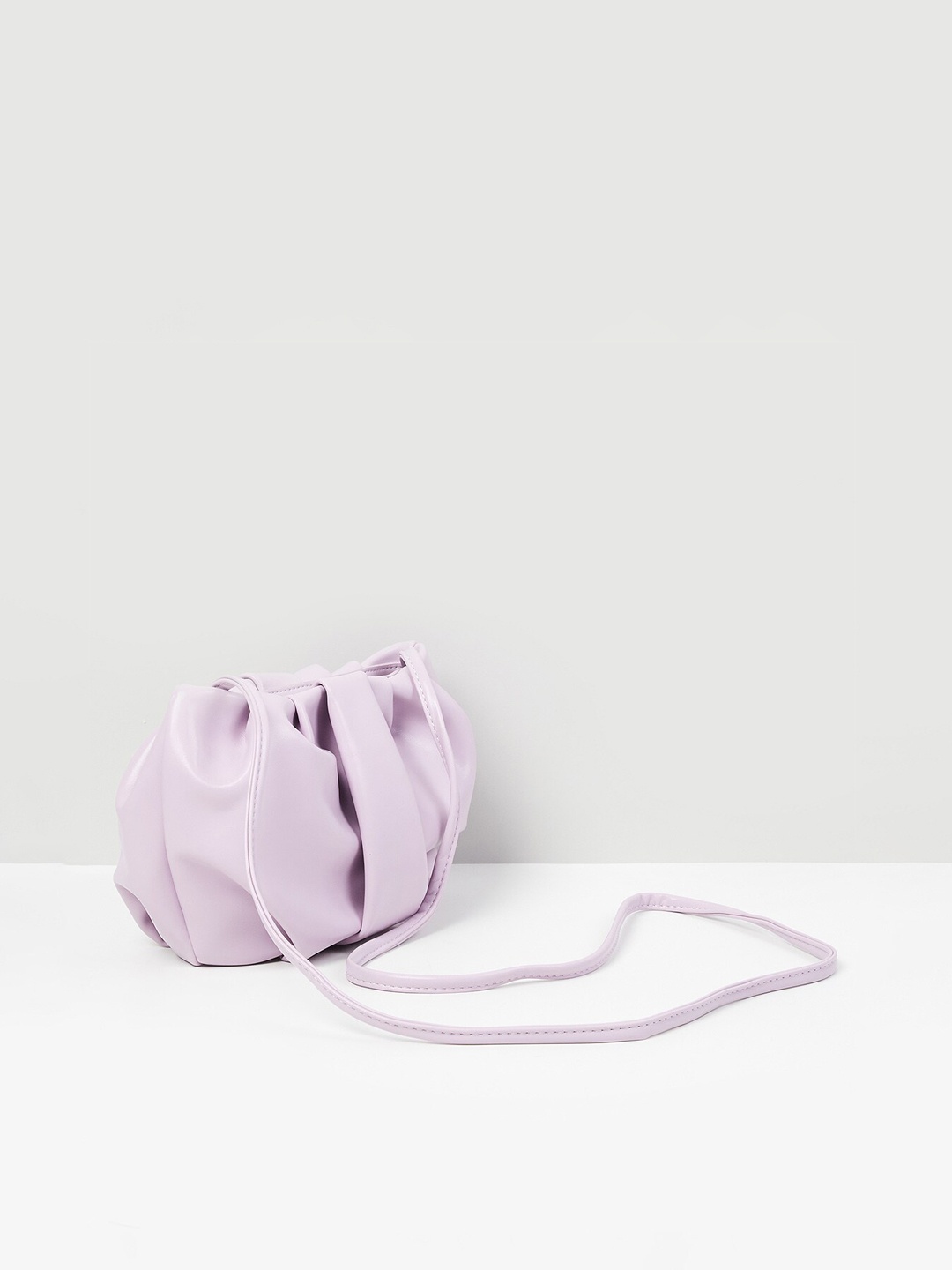 max Women Solid Sling Bag, Lavender