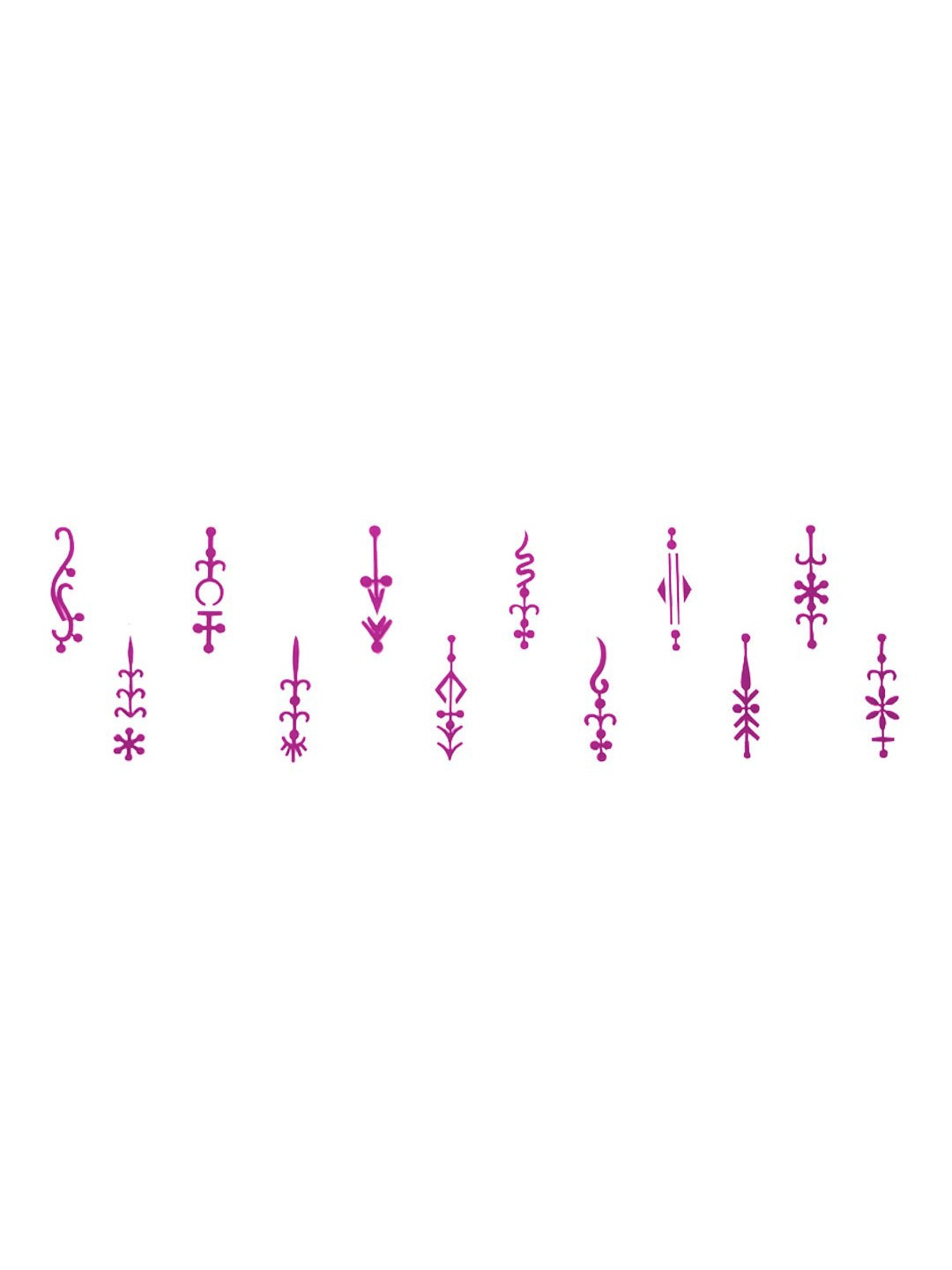 

Comet Busters 12 Pcs Reusable Designer Bindis - Pink