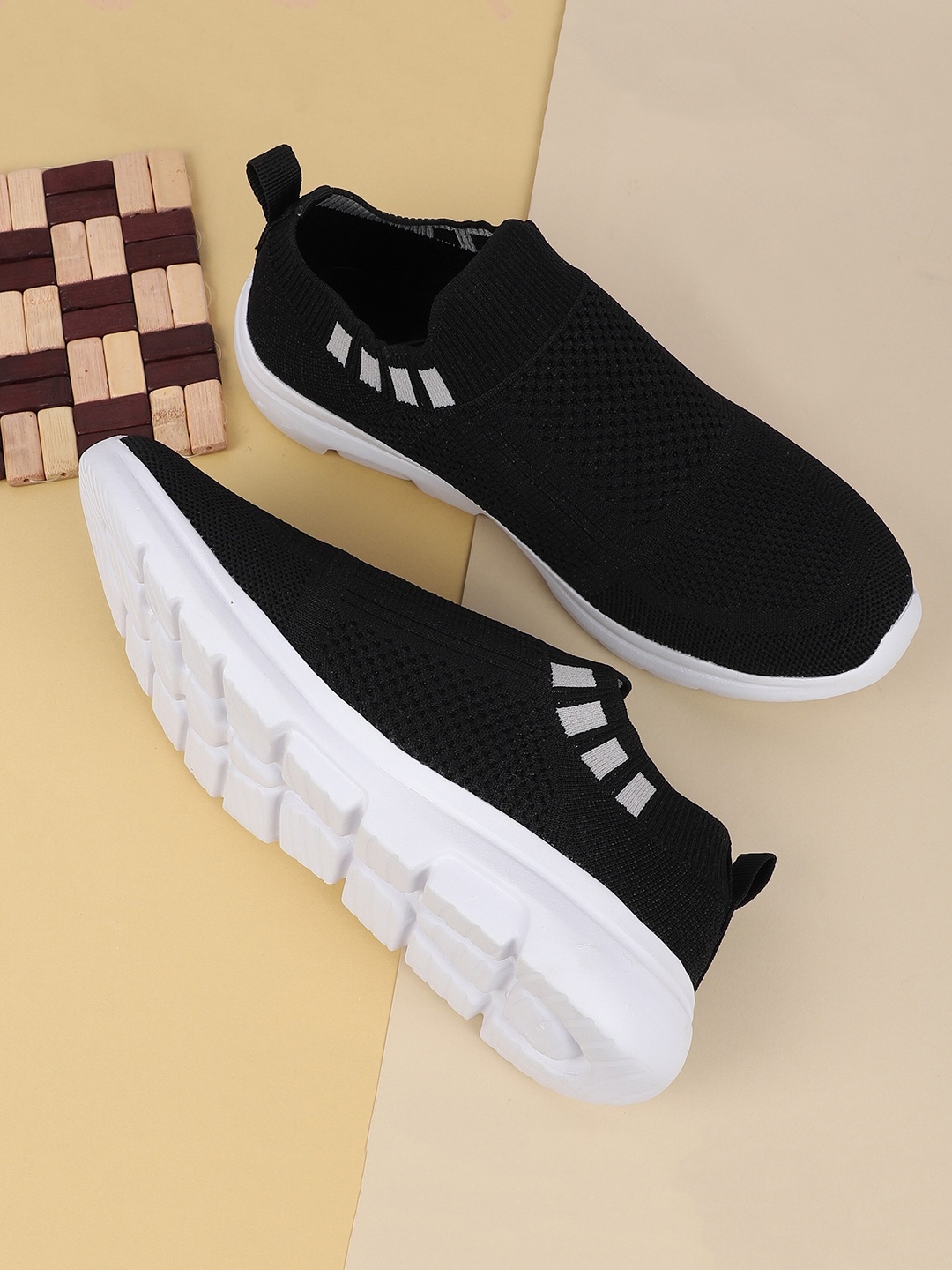 

TPENT Men Slip-On Sneakers, Navy blue