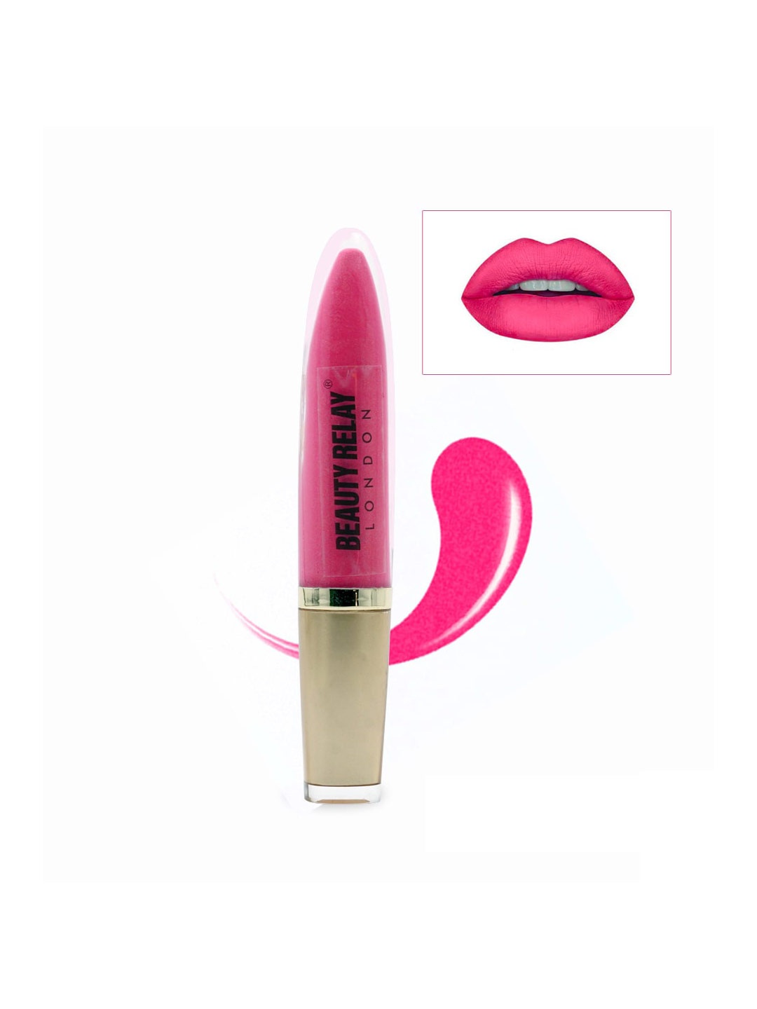

BeautyRelay London Marker Lip & Cheek Gleam Lip Gloss 5g - Pink Club
