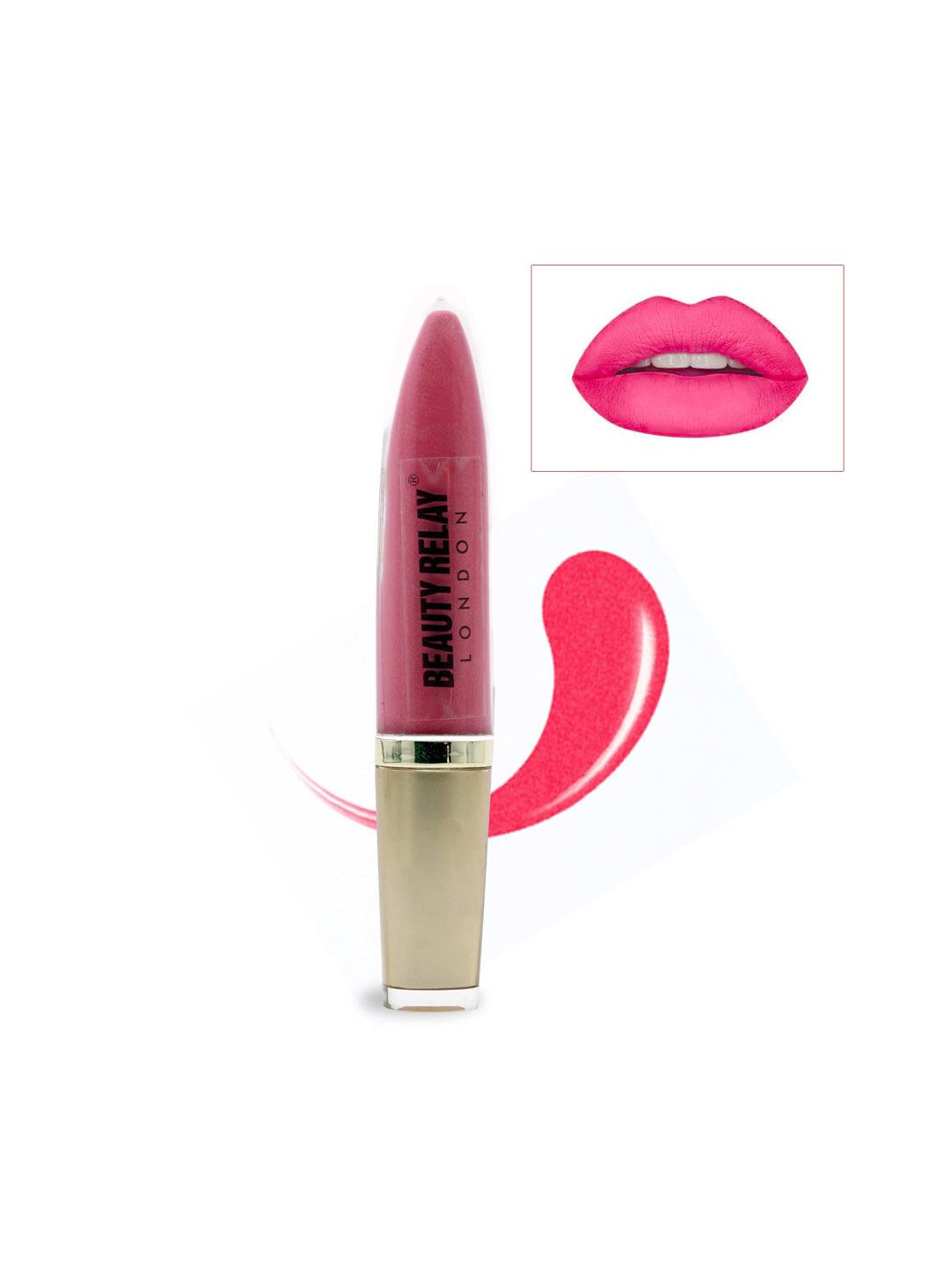 

BeautyRelay London Marker Lip & Cheek Gleam Lip Gloss 5g - Classic Pink
