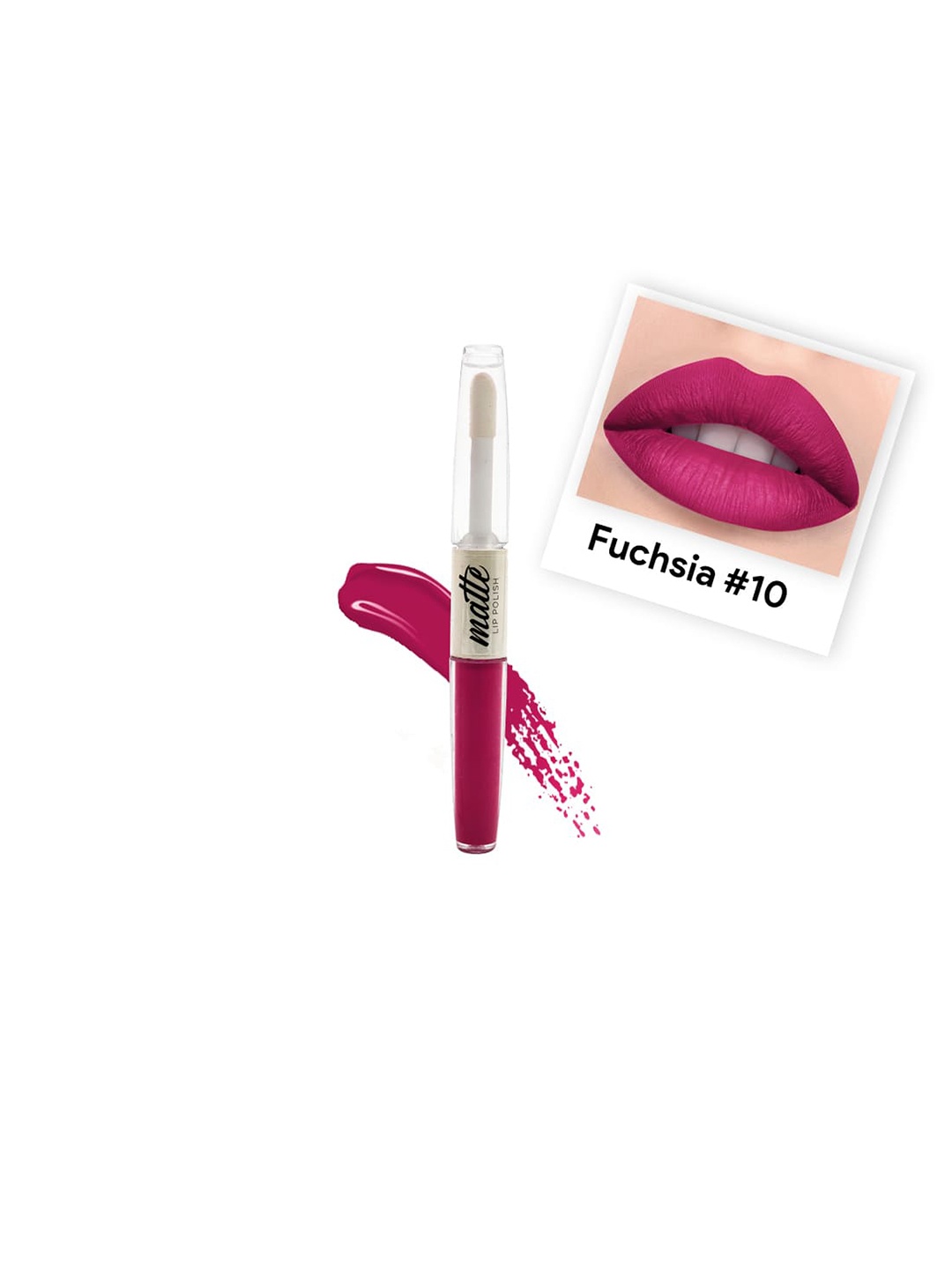 

BeautyRelay London Marker 24 Hours Comfortable Color 2 In 1 Matte Lipstick 5g - Fuchsia 10, Pink