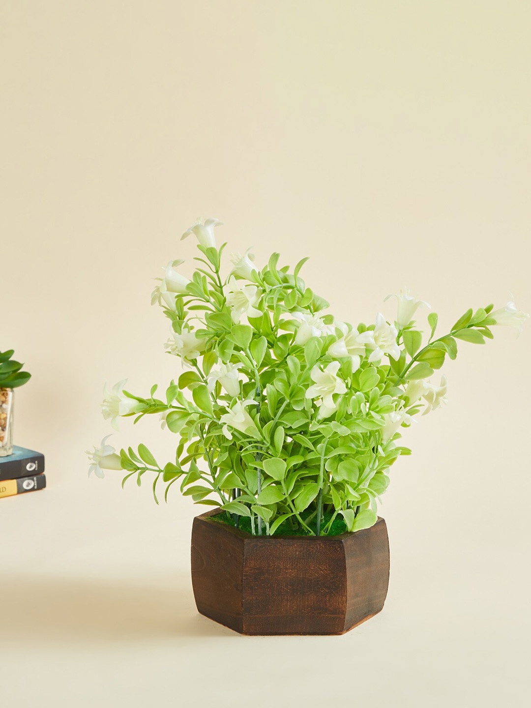 

Home Centre Green Artificial Freesia With Pot
