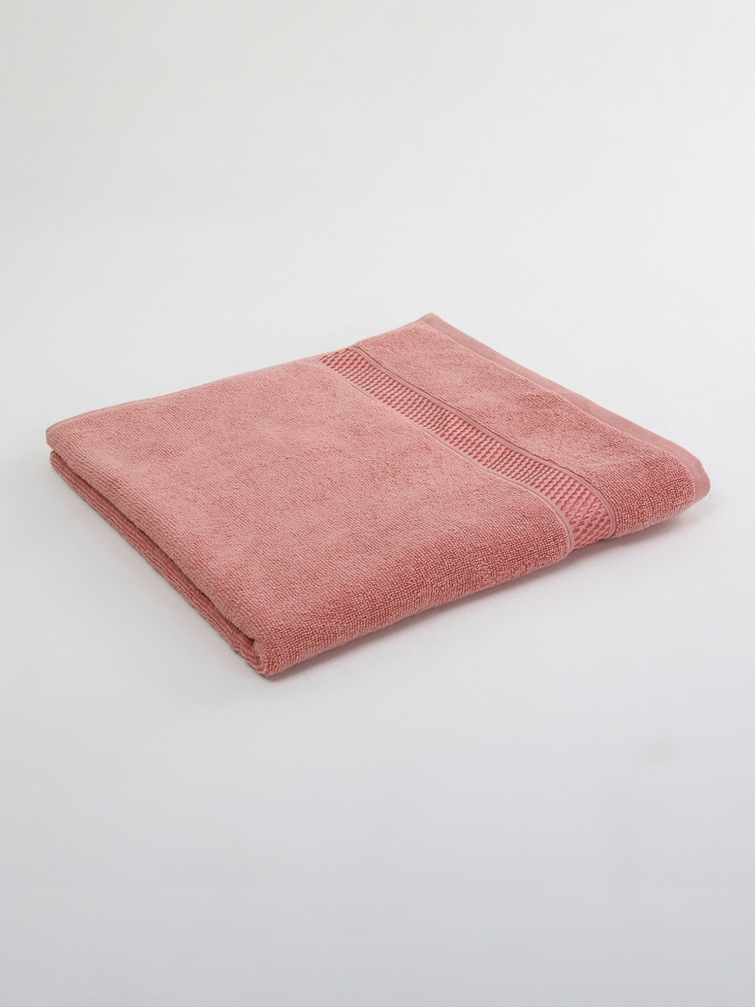 

Home Centre Peach Solid 380 GSM Cotton Bath Towel