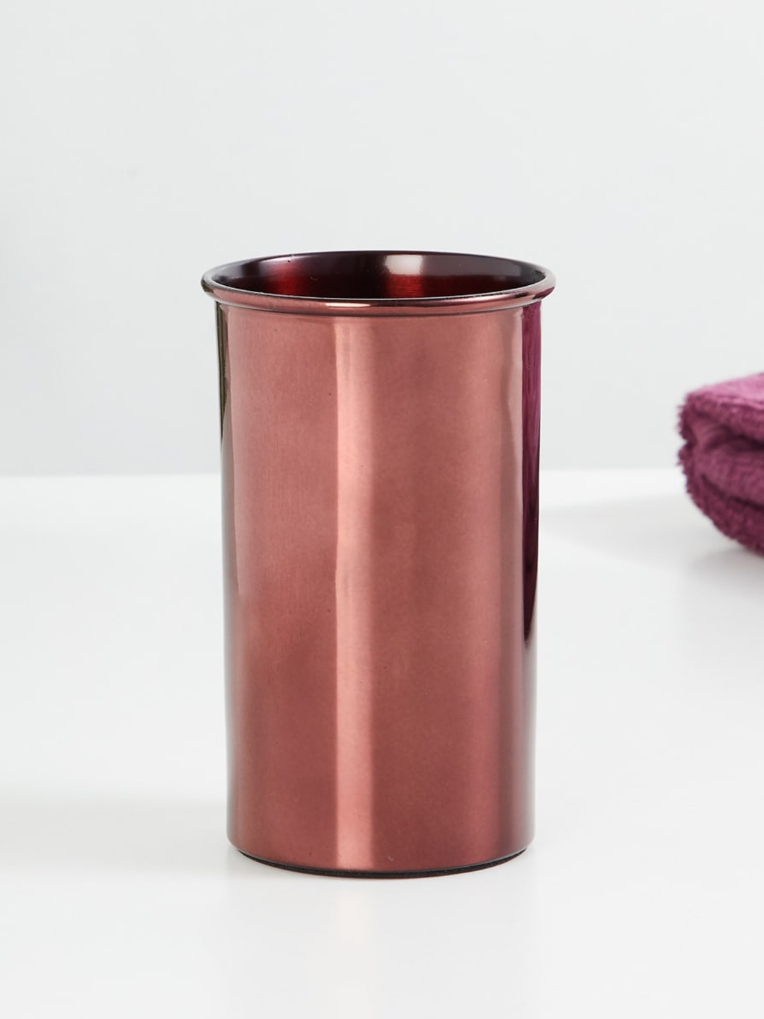 

Home Centre Brown Solid Stainless Steel Tumbler