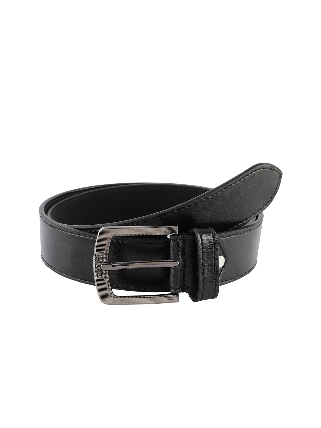 

ZEVORA Men Black Solid Belts