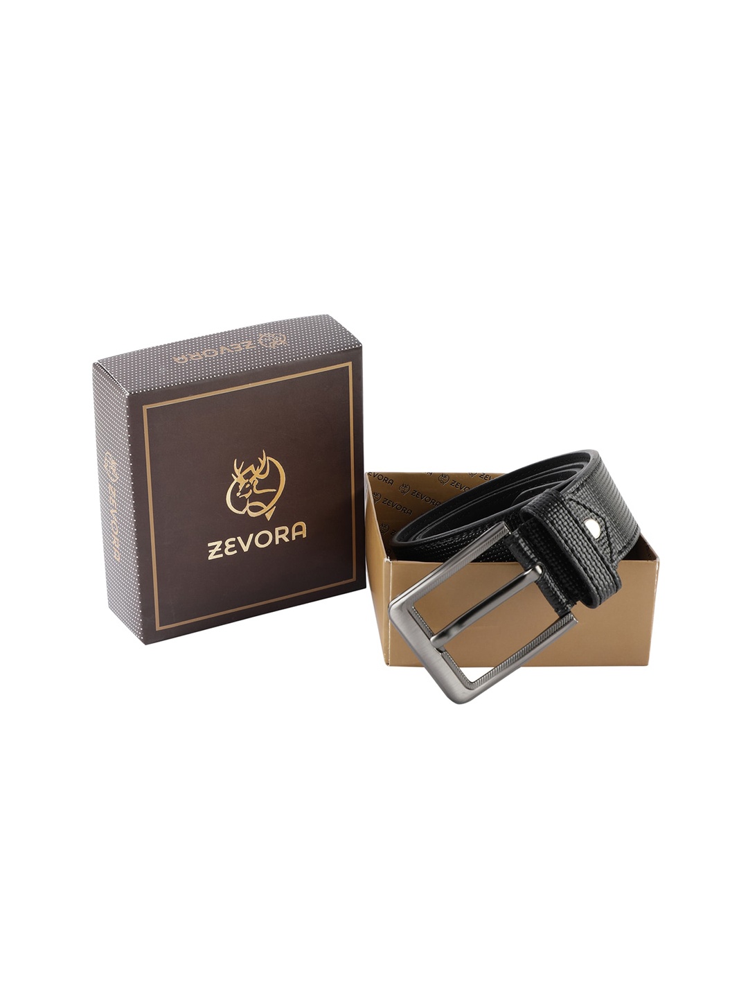 

ZEVORA Men Black Belts