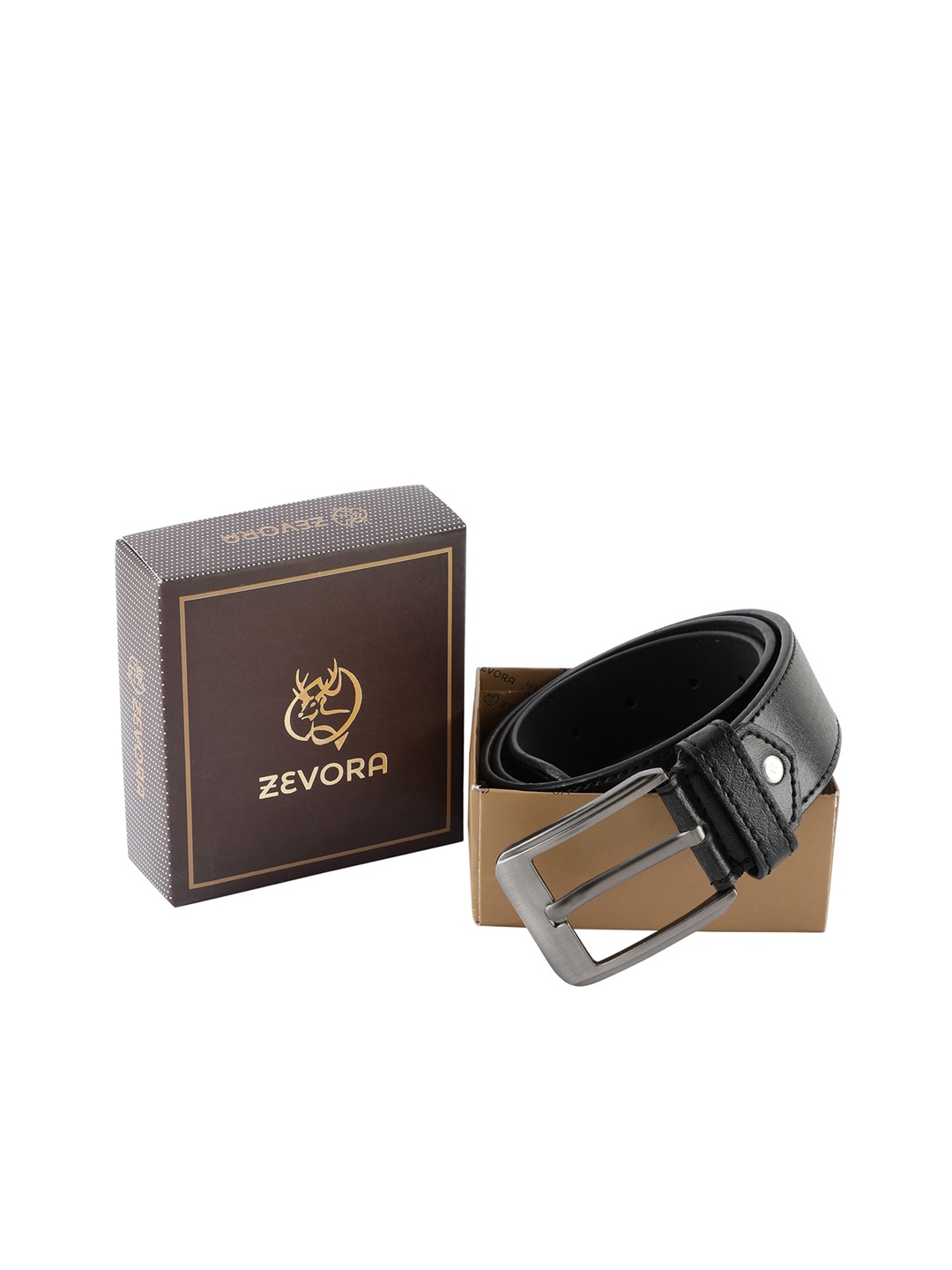 

ZEVORA Men Black Belts
