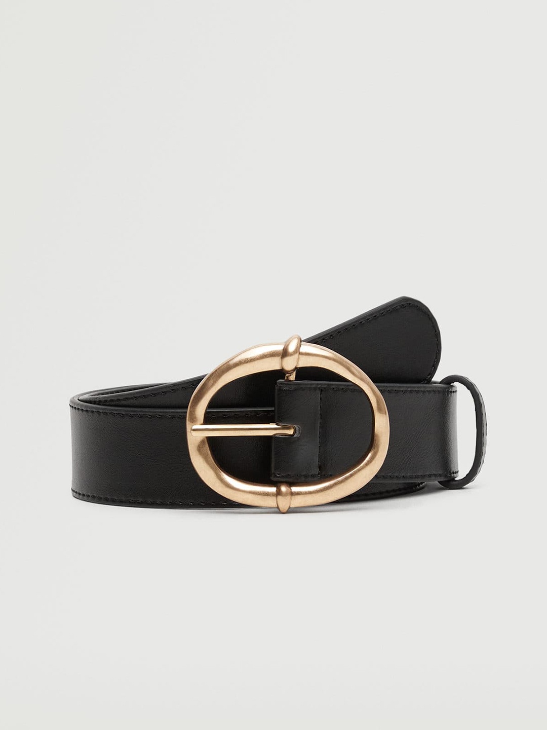 

MANGO Women Black Solid Belt