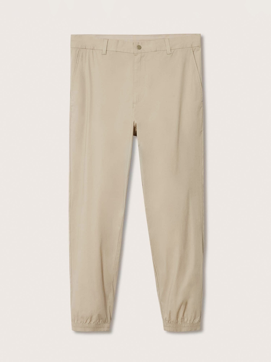 

MANGO MAN Beige Sustainable Slim Fit Joggers