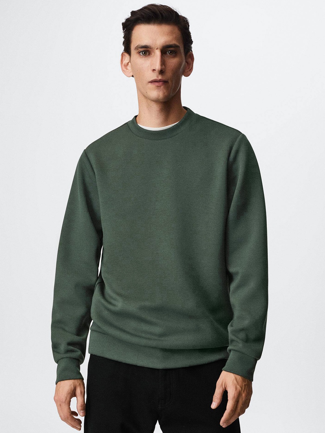 

MANGO MAN Breathable Anti-Odour Sweatshirt, Green