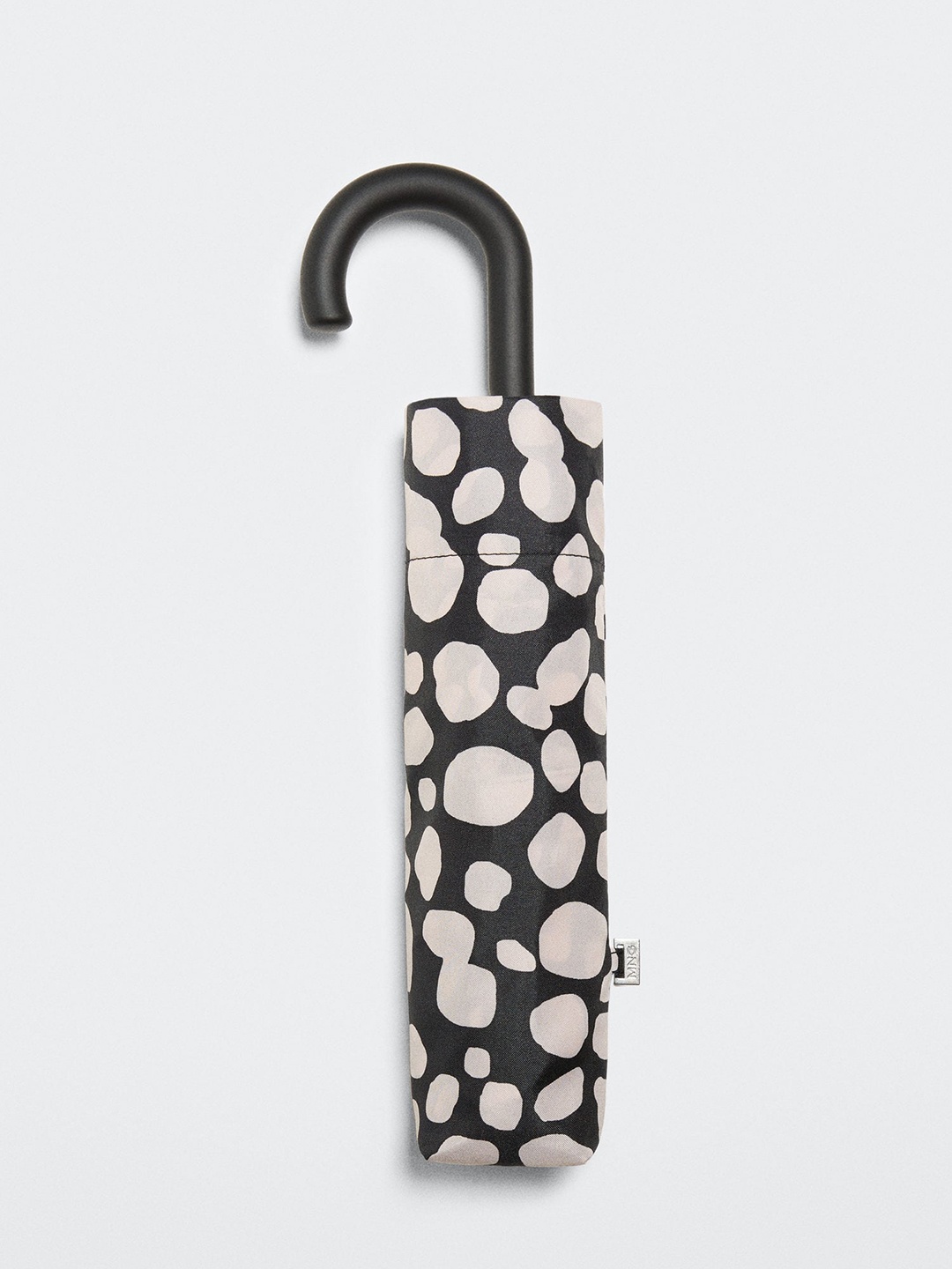 

MANGO Polka Dot Print Sustainable Umbrella, Black