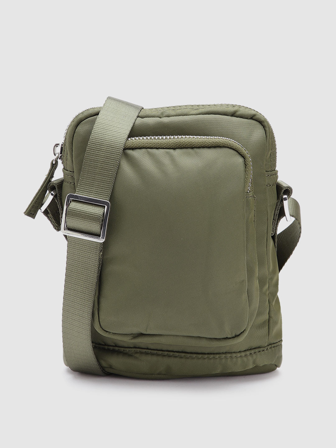 

MANGO MAN Cross-Body Messenger Bag, Olive