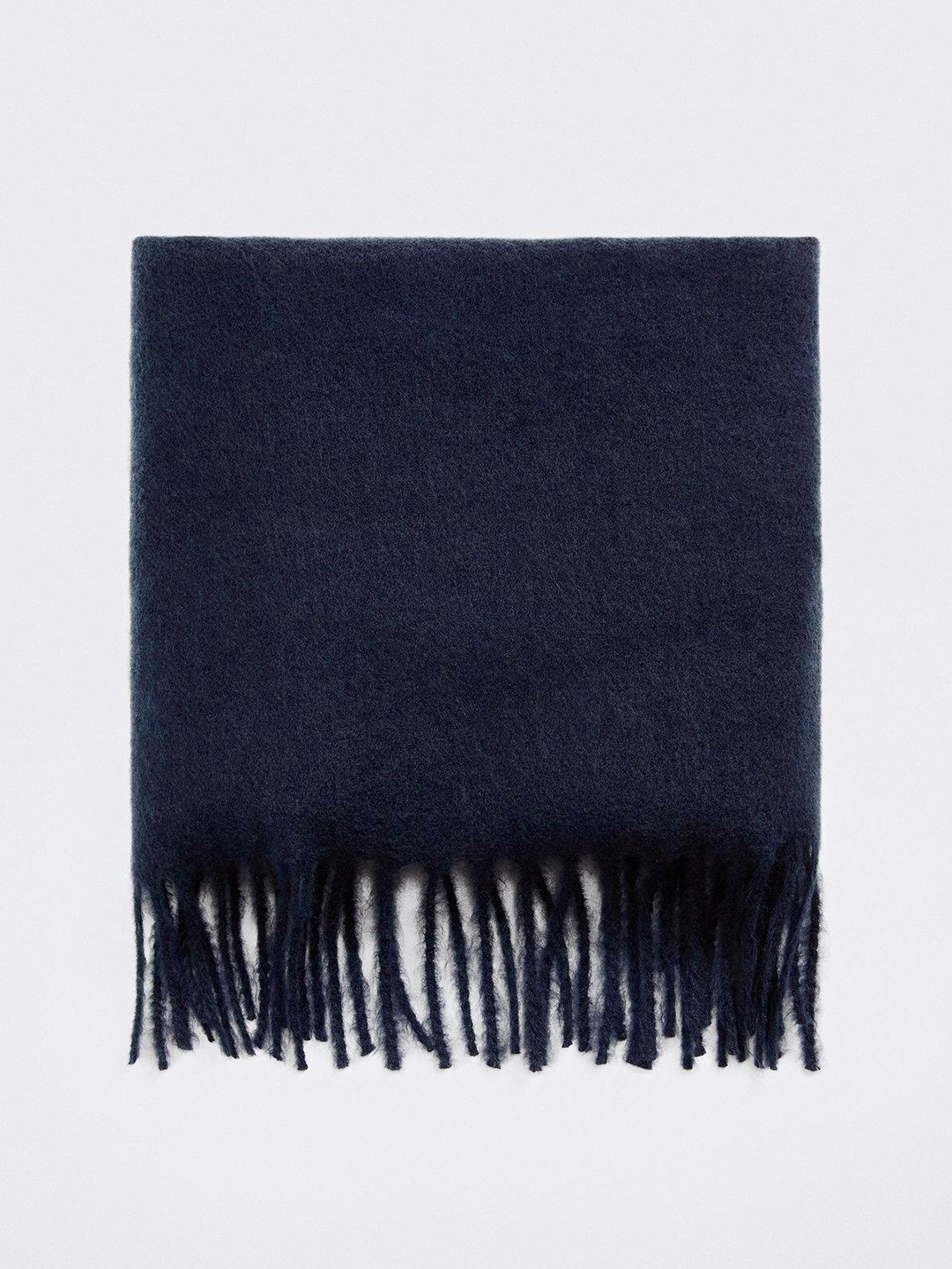 

MANGO MAN Solid Scarf, Navy blue